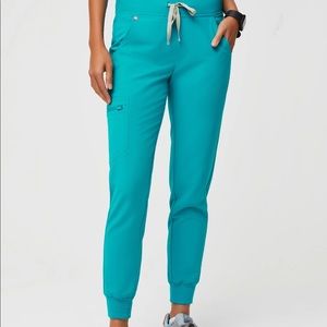 FIGS teal limited edition Zamora joggers